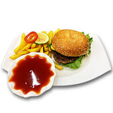 Beef Burger & Chips