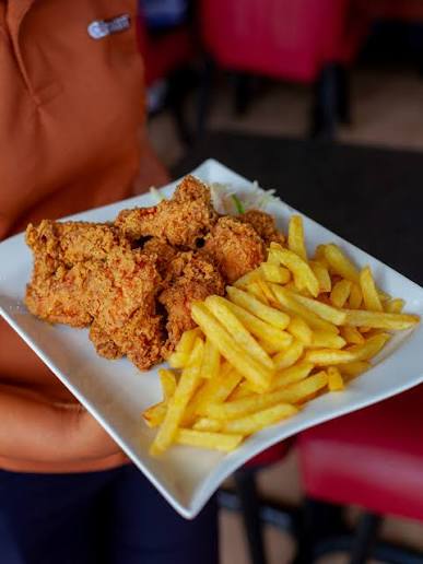 1pc Fried Chicken with Chips