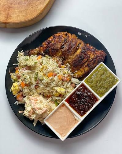 Fried Rice and Fried/Grilled Chicken